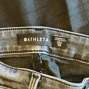 Athleta skulptek skinny jeans gray size 14